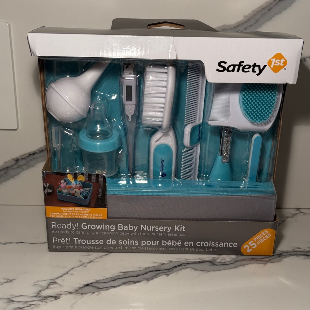 Safety 1st Baby Nursery Kit in Teal and White